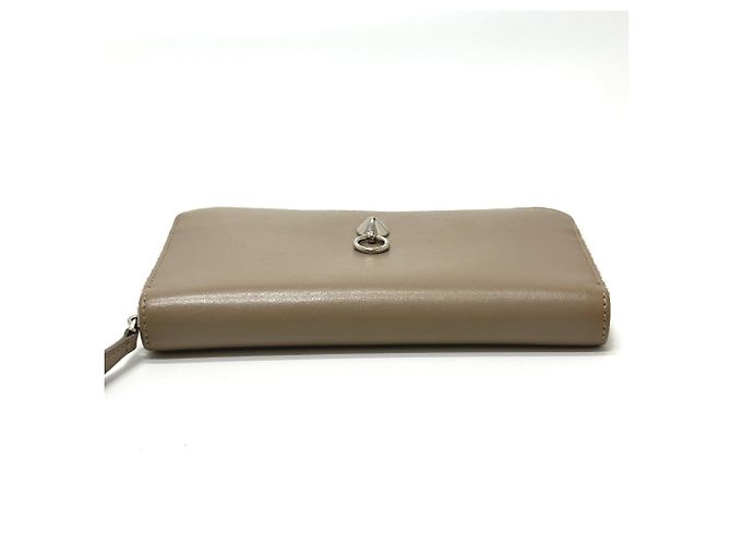 Fendi Beige Leather Long Wallet - view 3