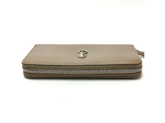 Fendi Beige Leather Long Wallet - view 7