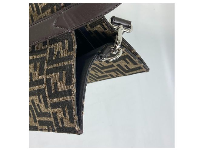 Borsa tote marrone Fendi 7VA390 - vista 11