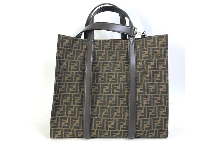 Borsa tote marrone Fendi 7VA390 - vista 2
