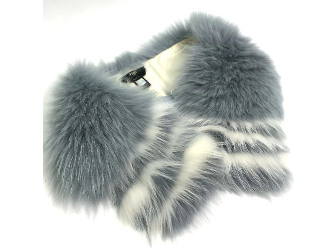 Fendi FNG426 Sciarpa Snood Blu - vista 2