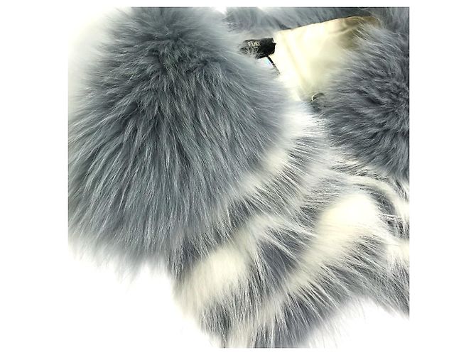 Fendi FNG426 Sciarpa Snood Blu - vista 3