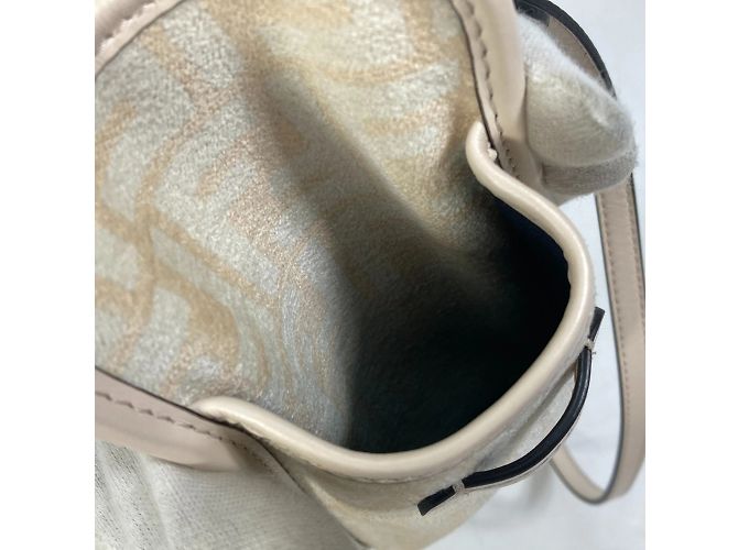 Fendi 7AS131 Custodia per Smartphone Borsa a Spalla Orlock Beige - vista 13