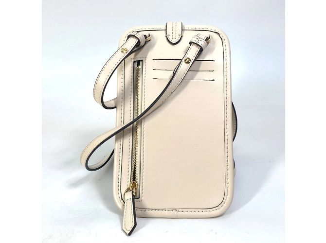 Fendi 7AS131 Custodia per Smartphone Borsa a Spalla Orlock Beige - vista 2
