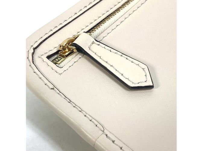 Fendi 7AS131 Custodia per Smartphone Borsa a Spalla Orlock Beige - vista 6