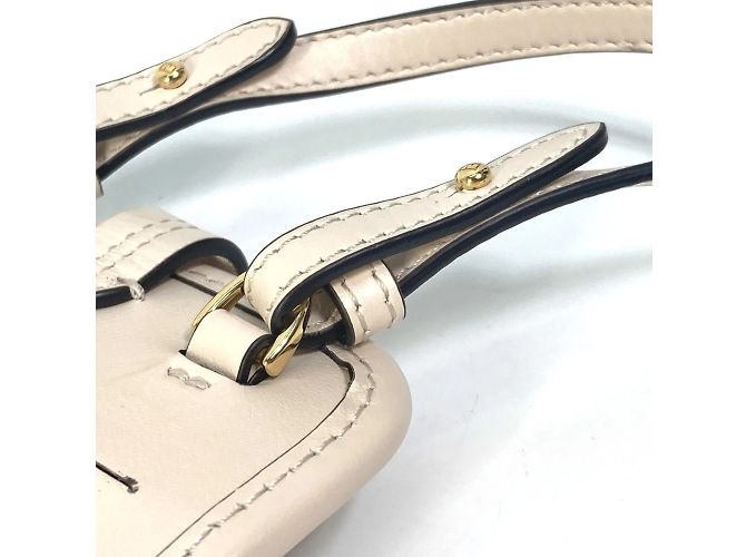 Fendi 7AS131 Custodia per Smartphone Borsa a Spalla Orlock Beige - vista 8