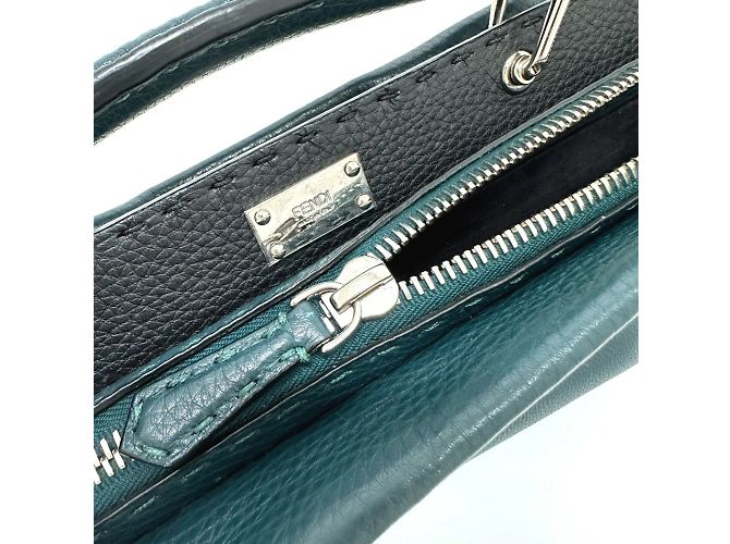 Borsa da lavoro Fendi 7VA406 Selleria Monster Blu - vista 9