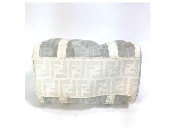 Borsa Duffle Mini Fendi Bianco - vista 5