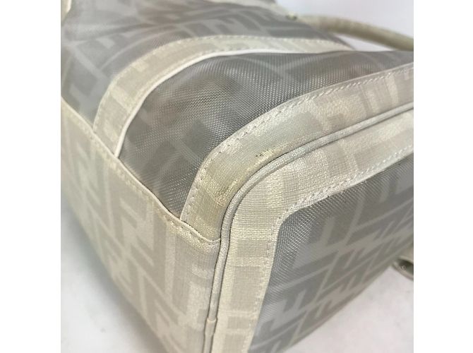 Borsa Duffle Mini Fendi Bianco - vista 6