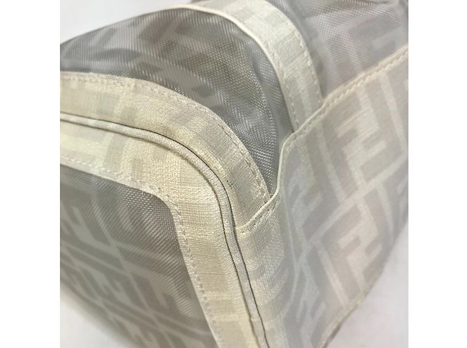 Borsa Duffle Mini Fendi Bianco - vista 7