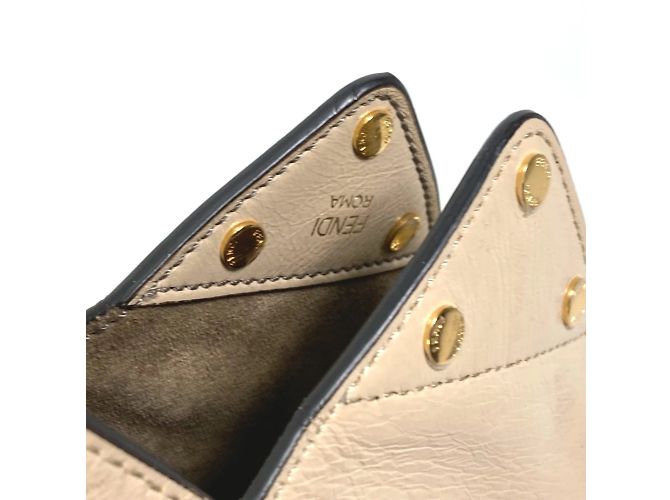 Borsa a mano Fendi 8BT303 Zucca Beige - vista 11