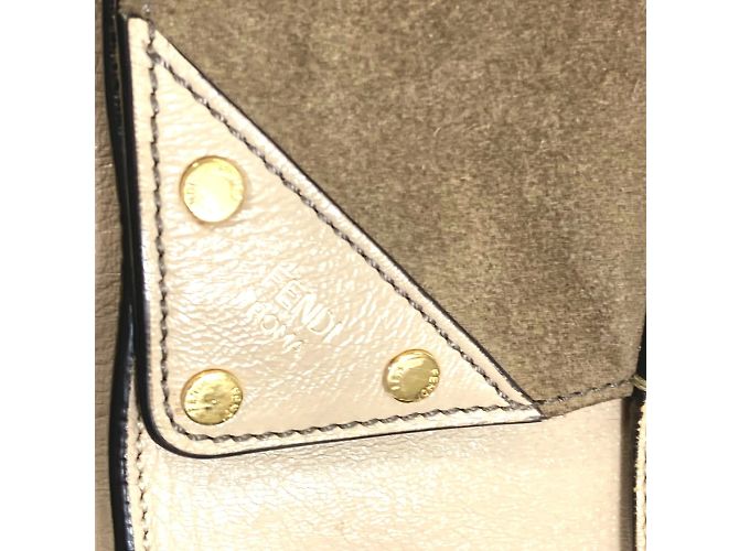 Borsa a mano Fendi 8BT303 Zucca Beige - vista 13