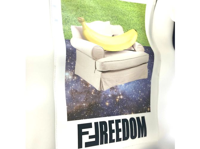 Borsa ecologica a forma di banana Fendi 7VA442 - vista 7