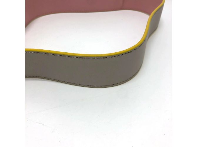 Fendi graue Lederkette/Schultertasche Braun - Ansicht 8