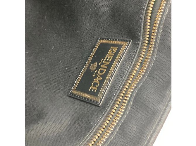Borsa a spalla Fendi 8BH395 Collaborazione Versace Nero - vista 9