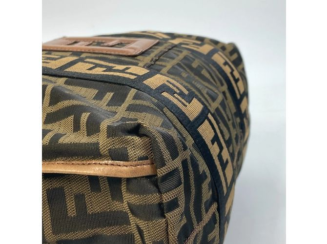 Fendi 7VA158 Zucca FF Muster Tote Bag Braun - Ansicht 10