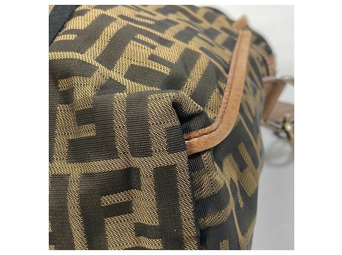 Fendi 7VA158 Zucca FF Muster Tote Bag Braun - Ansicht 11