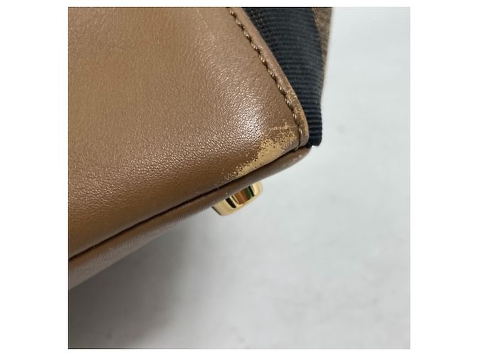 Borsa in pelle marrone Fendi 8BN251 - vista 11