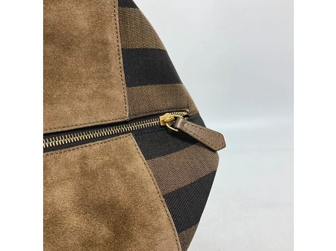 Borsa in pelle marrone Fendi 8BN251 - vista 13