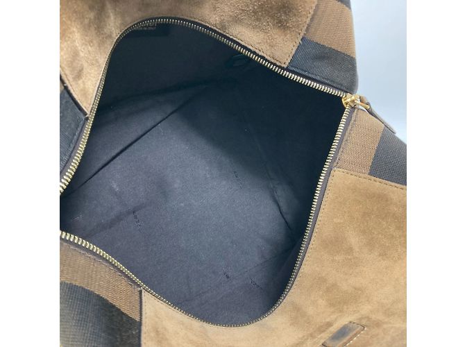 Borsa in pelle marrone Fendi 8BN251 - vista 15