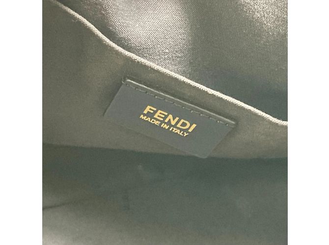 Borsa in pelle marrone Fendi 8BN251 - vista 16