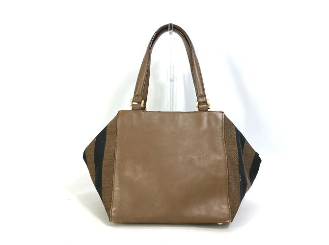Borsa in pelle marrone Fendi 8BN251 - vista 2