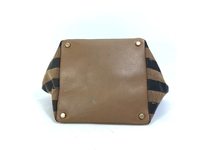 Borsa in pelle marrone Fendi 8BN251 - vista 3