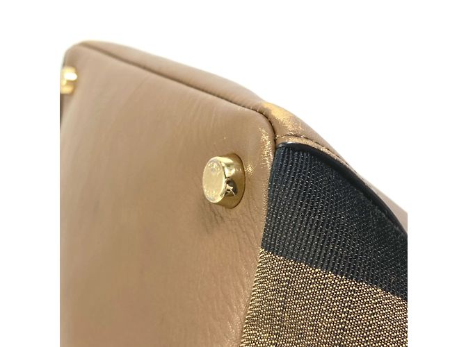 Borsa in pelle marrone Fendi 8BN251 - vista 4