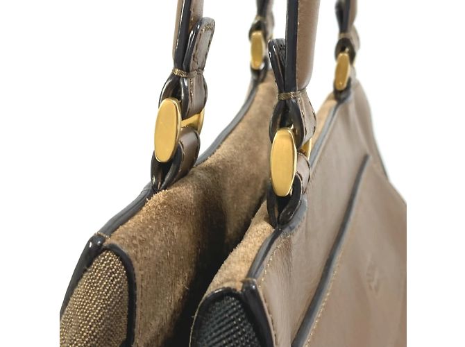 Borsa in pelle marrone Fendi 8BN251 - vista 8