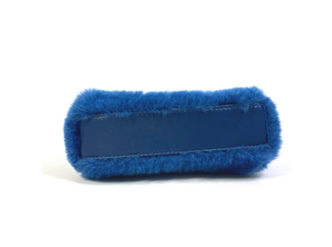 Borsa a tracolla blu Fendi - vista 8