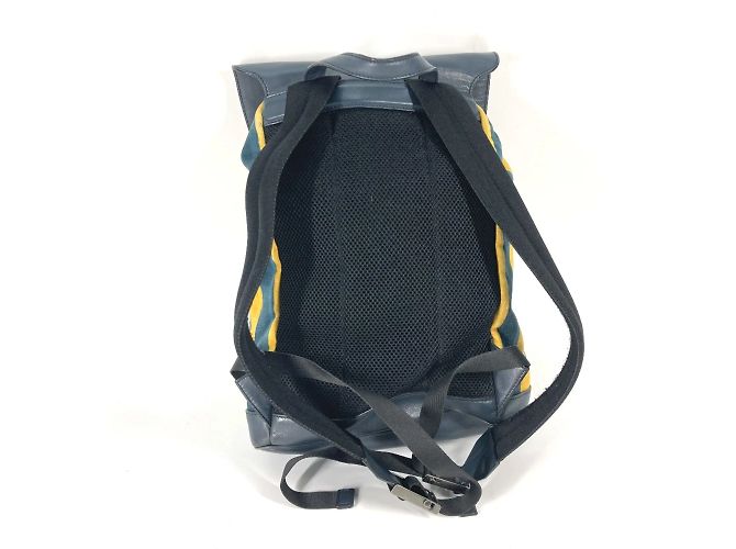 Zaino giallo Fendi - vista 2