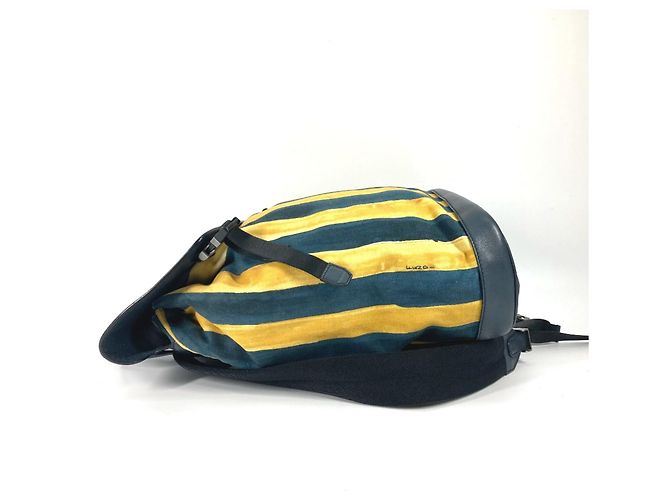 Zaino giallo Fendi - vista 3