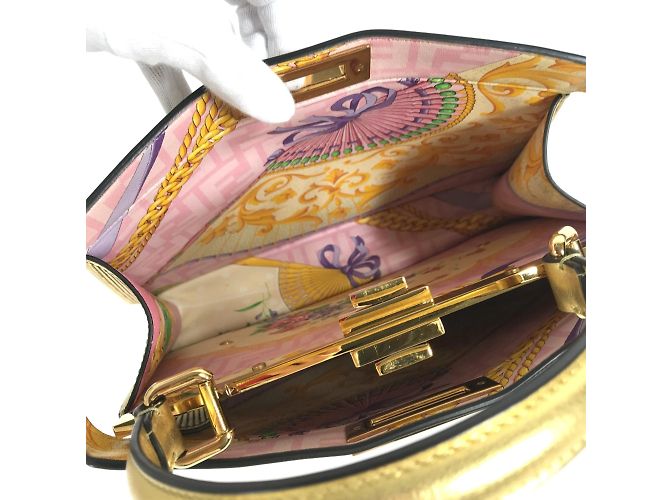 Fendi 8BN321 Versace Collaboration Handbag Golden - view 13