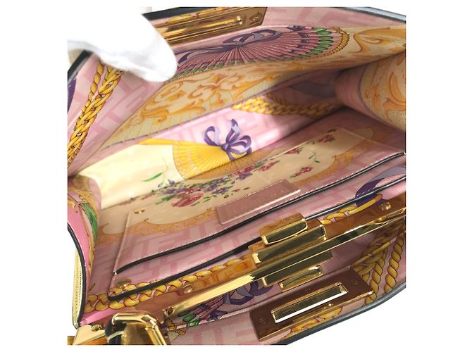 Fendi 8BN321 Versace Collaboration Handbag Golden - view 14
