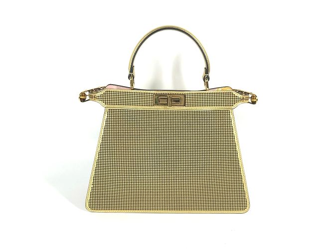 Fendi 8BN321 Versace Collaboration Handbag Golden - view 2