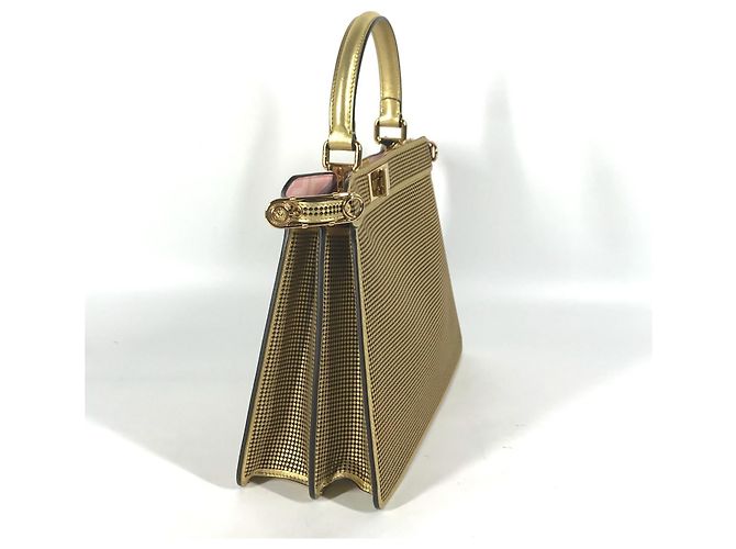 Fendi 8BN321 Versace Collaboration Handbag Golden - view 3