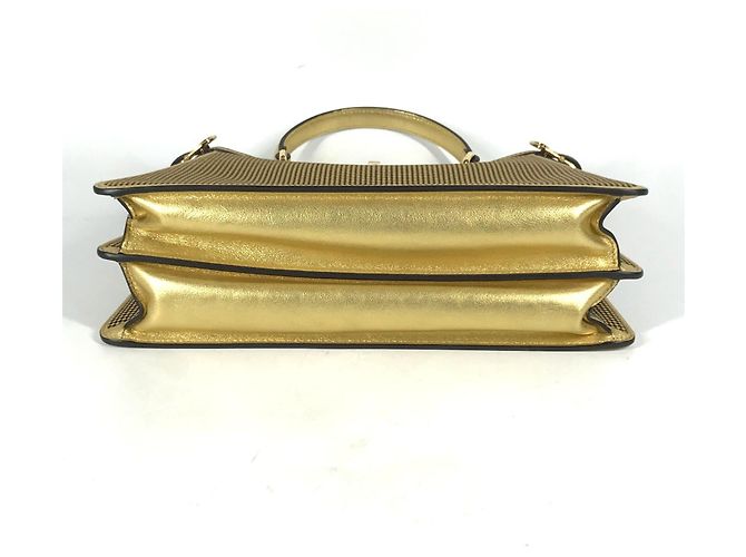 Fendi 8BN321 Versace Collaboration Handbag Golden - view 5