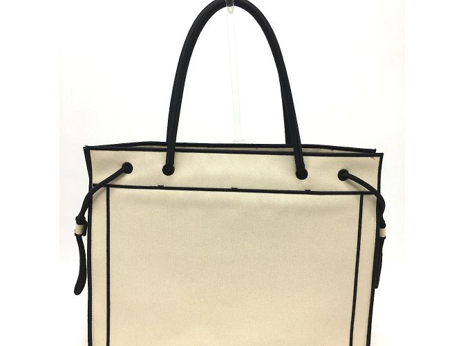 Fendi 8BH379 Gran Bolsa Tote Beige - vista 2
