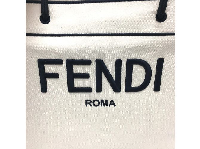 Fendi 8BH379 Gran Bolsa Tote Beige - vista 8