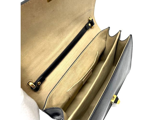 Fendi 8BT283 FF Zucca Borsa a Spalla 2WAY Marrone - vista 8