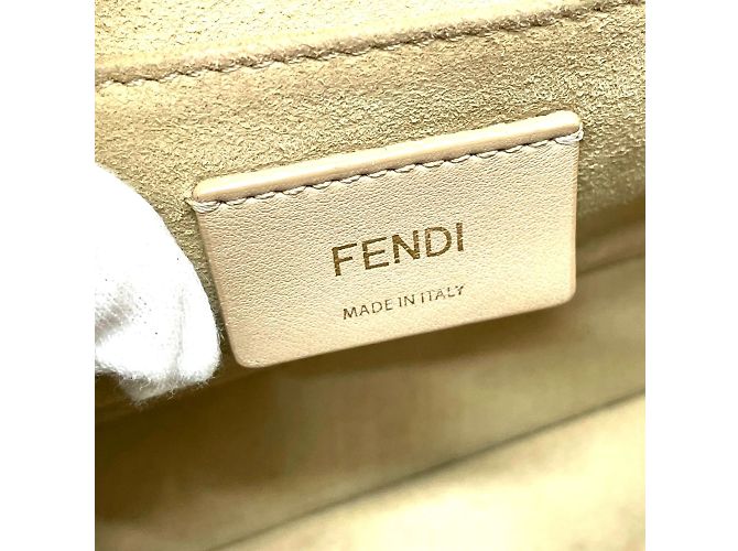 Fendi 8BT283 FF Zucca Borsa a Spalla 2WAY Marrone - vista 9