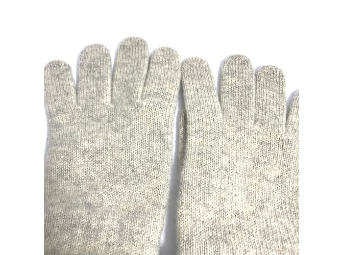 Beige warme Handschuhe von Chanel - Ansicht 3