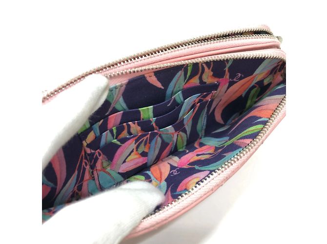 Borsa a spalla in pelle rosa Chanel A82527 - vista 12
