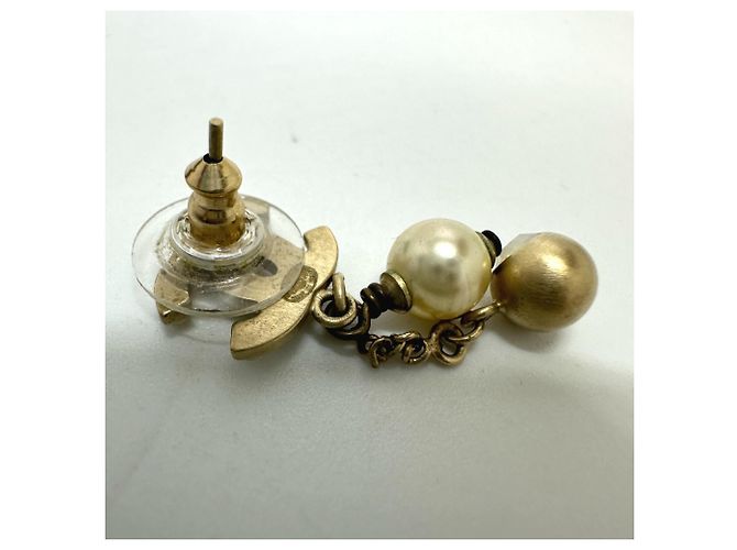 Timeless Orecchini in oro Chanel CC Mark 05A D'oro - vista 9