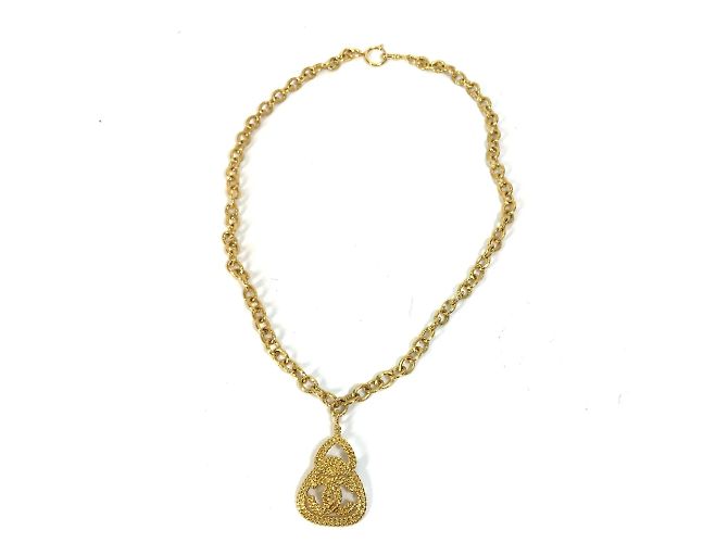 Collana placcata in oro Chanel CC Mark D'oro - vista 2