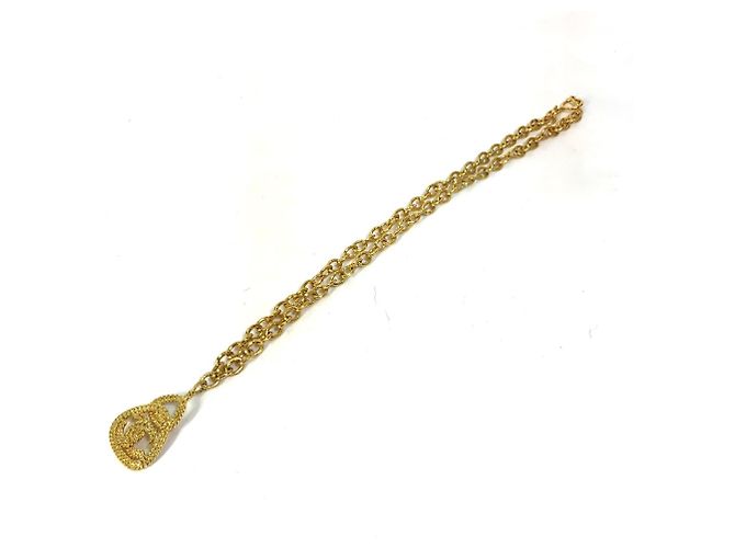 Collana placcata in oro Chanel CC Mark D'oro - vista 3