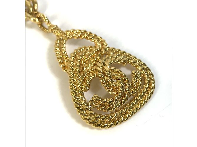 Collana placcata in oro Chanel CC Mark D'oro - vista 4