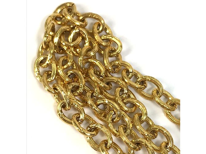 Collana placcata in oro Chanel CC Mark D'oro - vista 9
