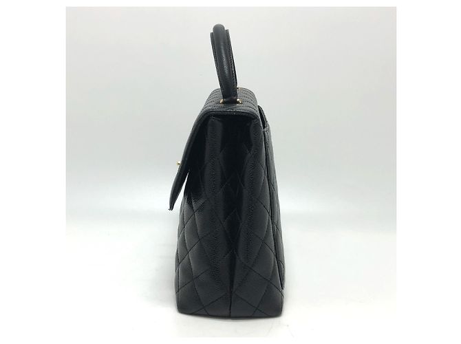 Borsa in pelle nera Chanel Nero - vista 4