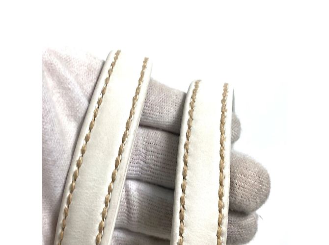 Chanel Vintage Mini Duffle Tasche Weiß - Ansicht 10
